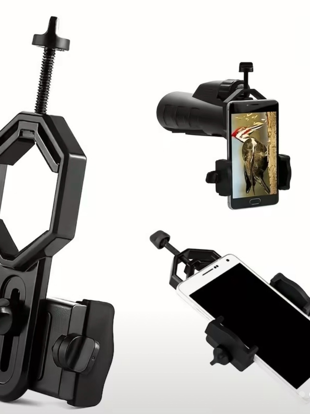 Universal Telescope Black Smartphone Adapter Mount
